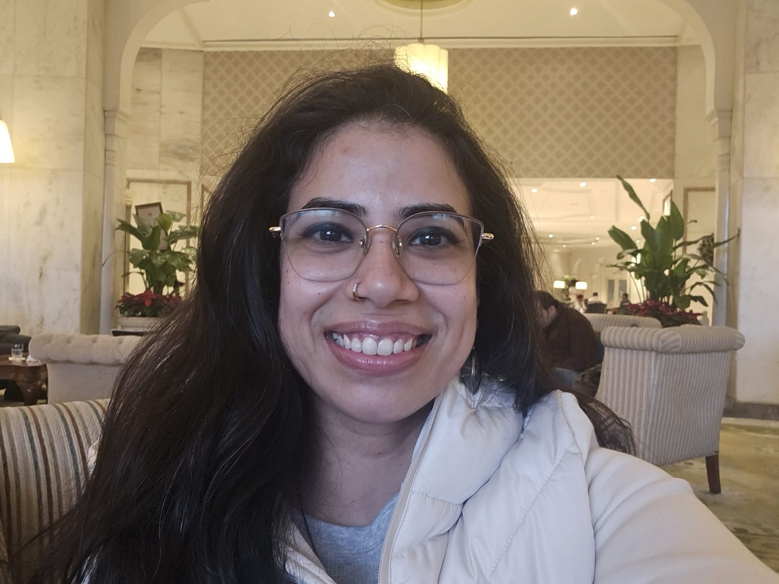 A close portrait of Prachi Srivastava